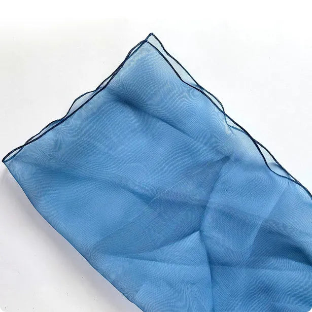 Silk flower bouquet bag fabric square 60cm with arabesque pattern in five colour options