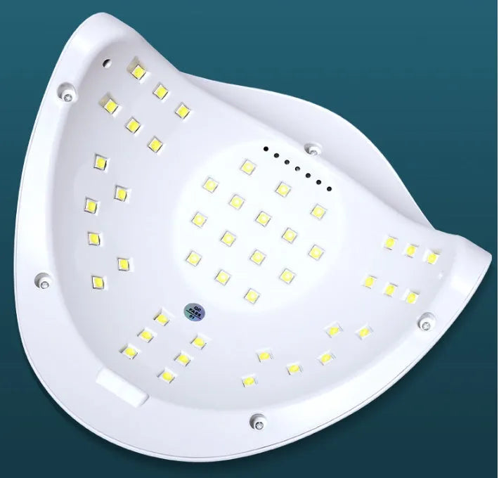 White UV LED nail lamp with 45 beads for gel polish curing