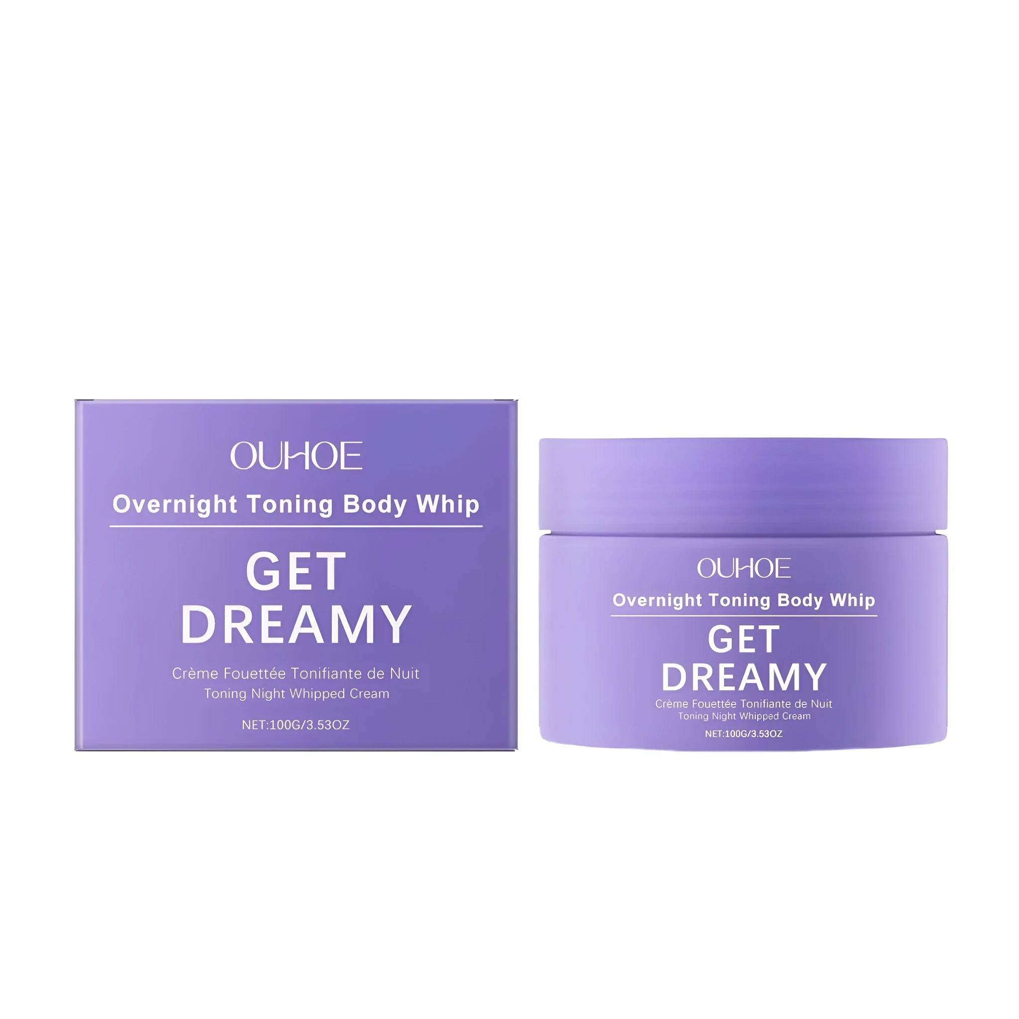 100g jar of body shaping firming cream with glycerin and vitamin E formula