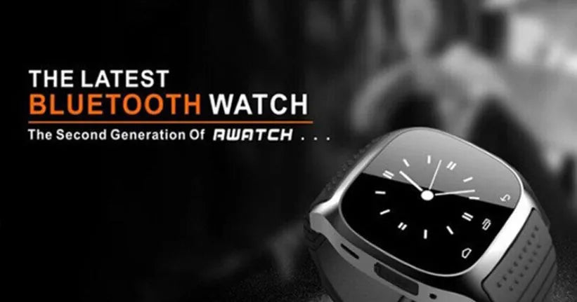 Compatible smart Bluetooth sports watch in black white and blue with waterproof design for iOS and Android