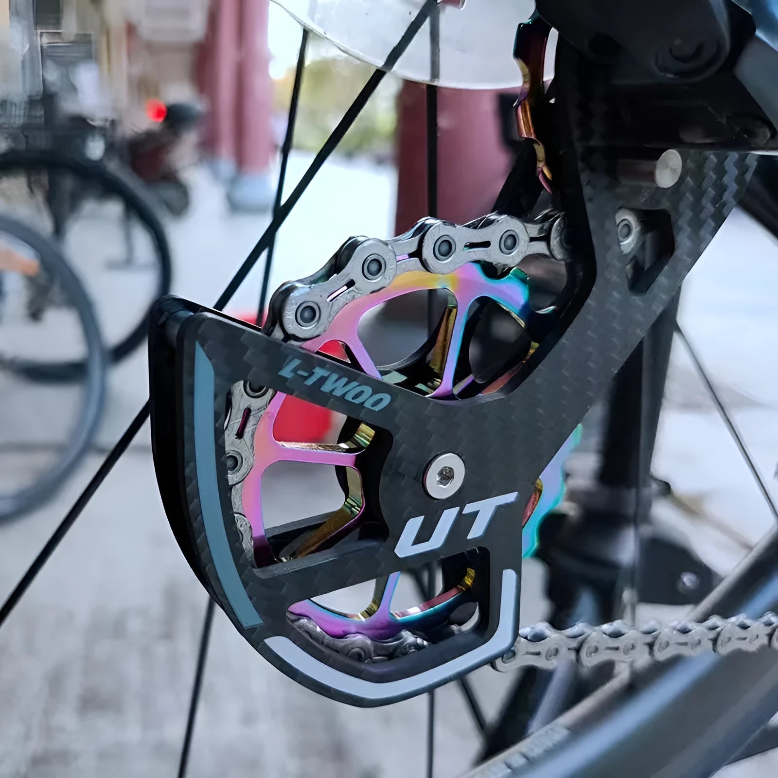 LTWOO 105 rear derailleur pulley with 13T and 18T jockey wheels for Shimano road bike groupsets