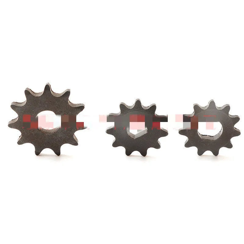 Cast iron motorcycle gear with 11 teeth for 25hT8F chain reduction systems