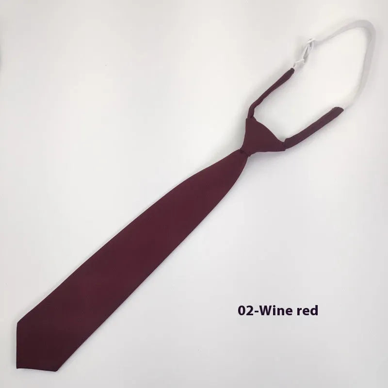 Men's solid colour cotton bow tie in arrow style, showing navy blue colour option.