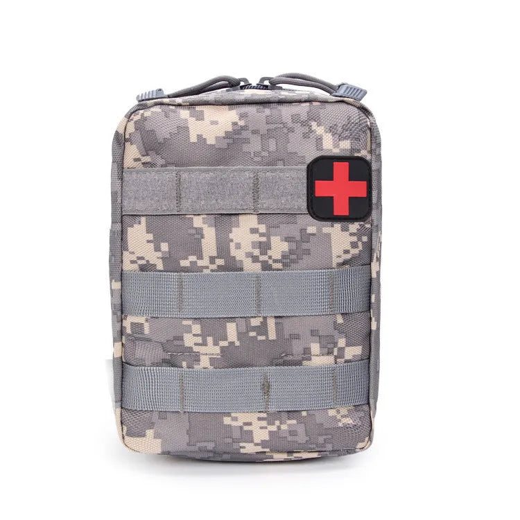 Tactical medical vest accessory bag in nylon with Velcro mounting