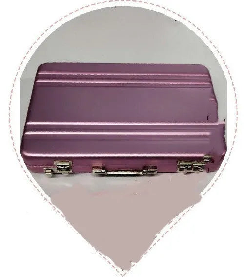 Aluminium alloy metal card holder in six colour options with 100x65mm dimensions