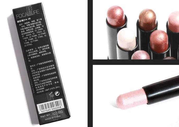 Focallure eyeshadow and eyeliner pencil in one stick with multiple colour options