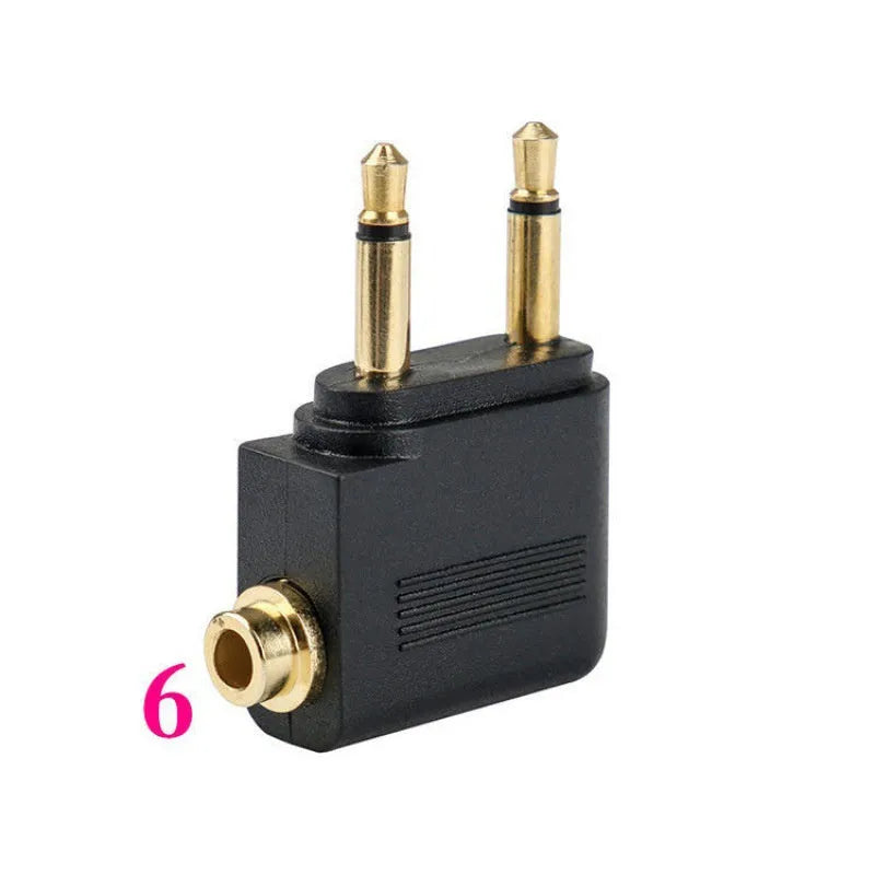 Black Bluetooth 5.4 audio adapter with flexible 3.5mm plug for wireless conversion of car stereos and speakers