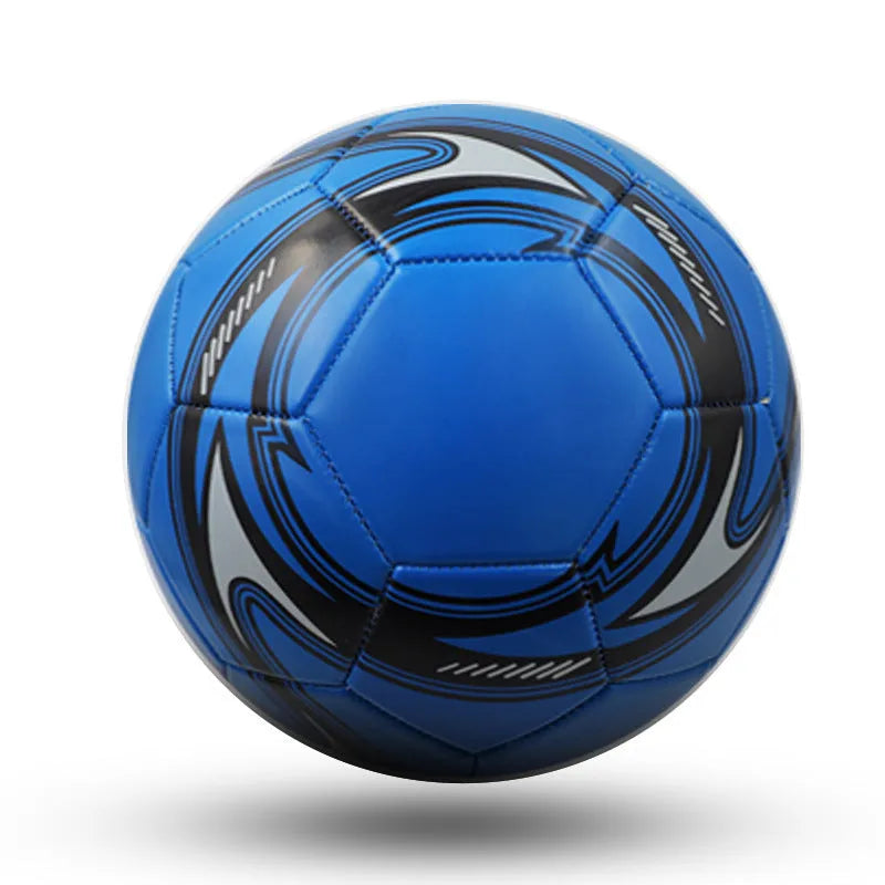 PVC football with machine-seam construction in No. 3 No. 4 No. 5 sizes for training and competition