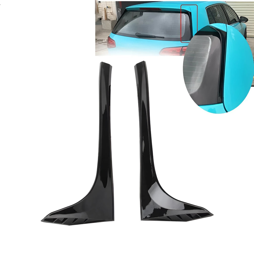 Glossy black rear window spoiler wing for Volkswagen Golf 7 MK7 car