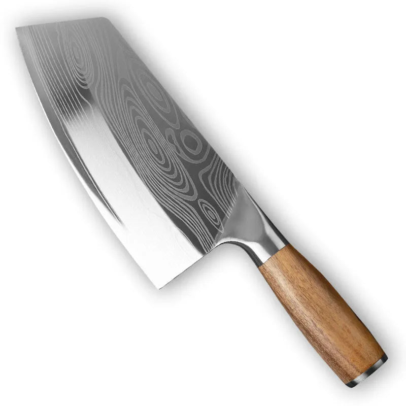 Stainless steel kitchen knife with 40Cr13 forged blade, 320mm long