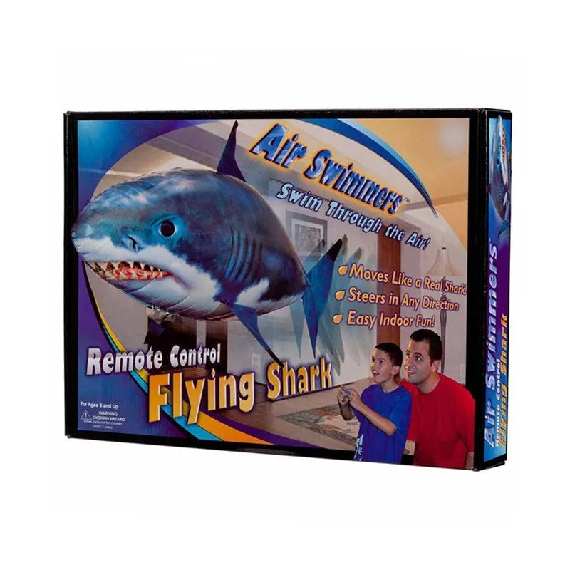 Large remote control shark inflatable balloon with infrared controller.