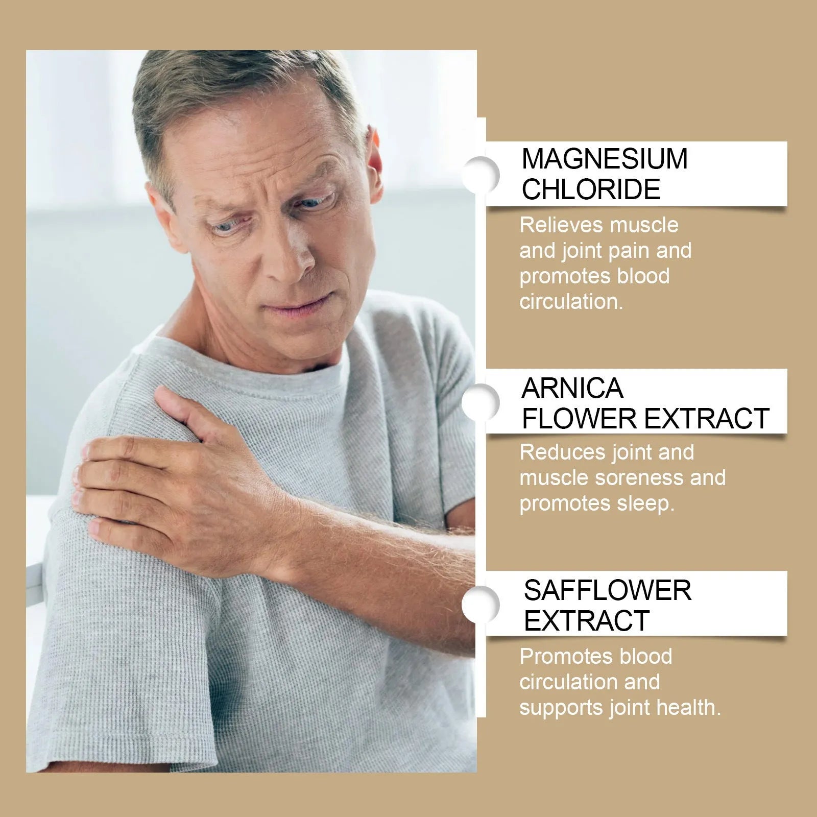 114g tube of magnesium cream for post-exercise body care with DNA magnesium formula