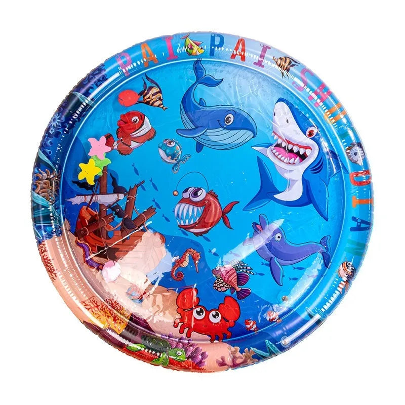PVC inflatable water cooling cushion for cats in dolphin or shark design