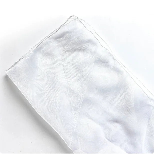 Silk flower bouquet bag fabric square 60cm with arabesque pattern in five colour options