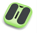 Multifunctional foot massager with kneading nodes and infrared physiotherapy in black, orange, green, and red colours
