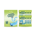 Drain cleaning powder 240g pack showing eight individual 30g sachets