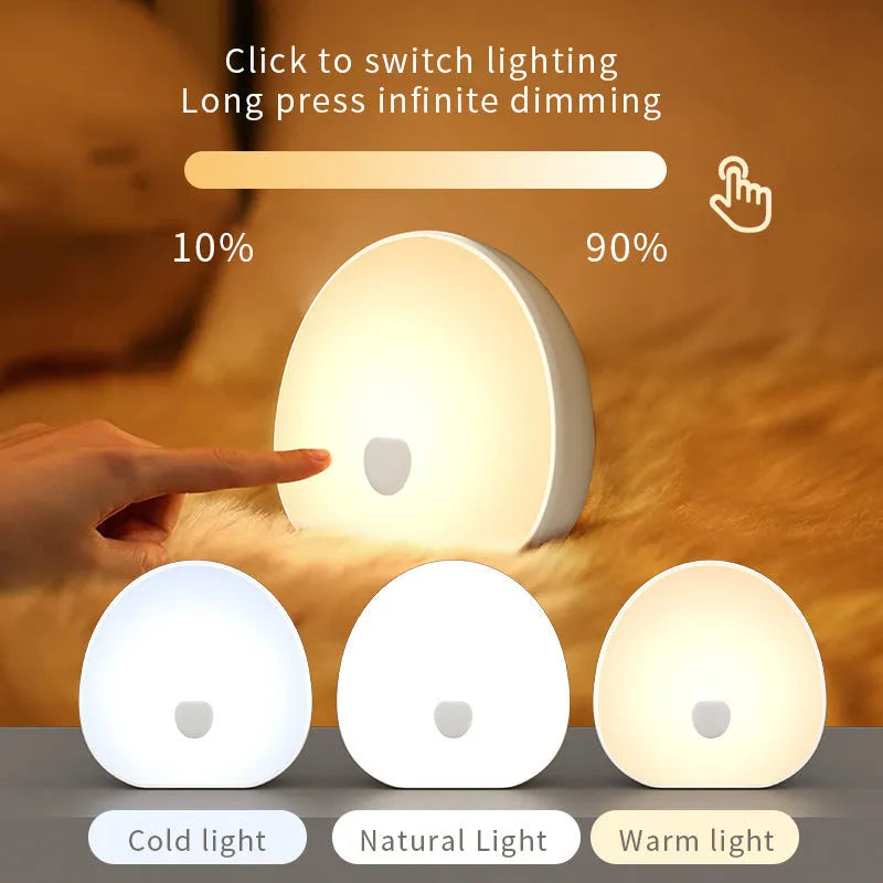 White rechargeable baby night feeding comforter with music function for infant soothing