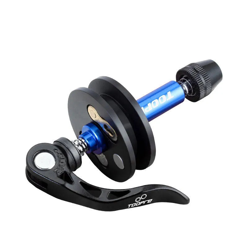 Aluminium alloy bicycle chain holder tool for washing and maintenance