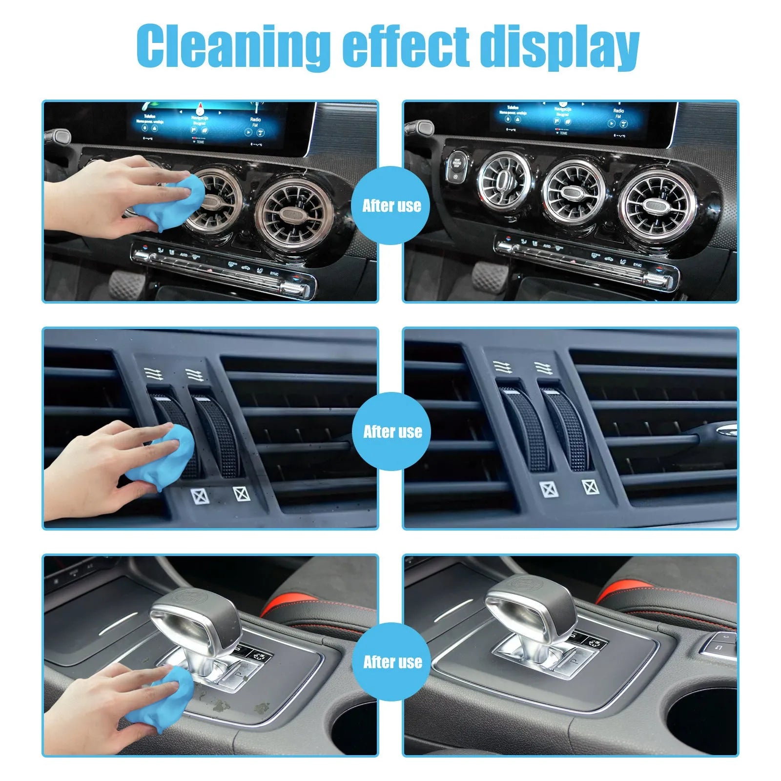 20g car interior cleaning mud for dust removal from vents and gaps