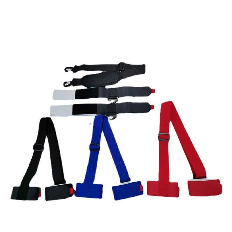 Fixed sewing adjustable skiing bandage shoulder strap in black, blue, pink, or red.