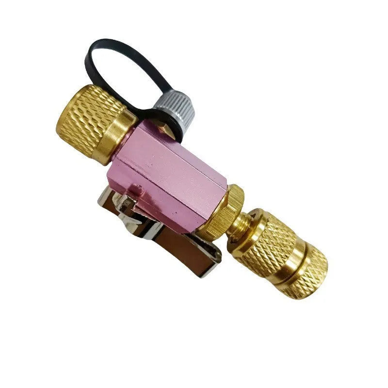 Valve core disassembly tool set with metal construction for 1/4 and 5/16 inch valves