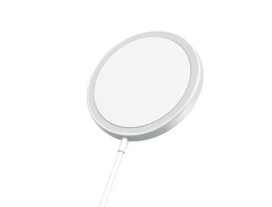 Magsafe magnetic wireless charger for iPhone 12 and 13 in silver, black, blue or red colours