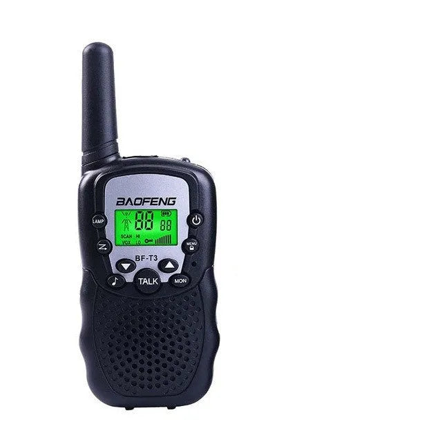 Children's walkie talkie in selected colour with 22-channel display and handheld design