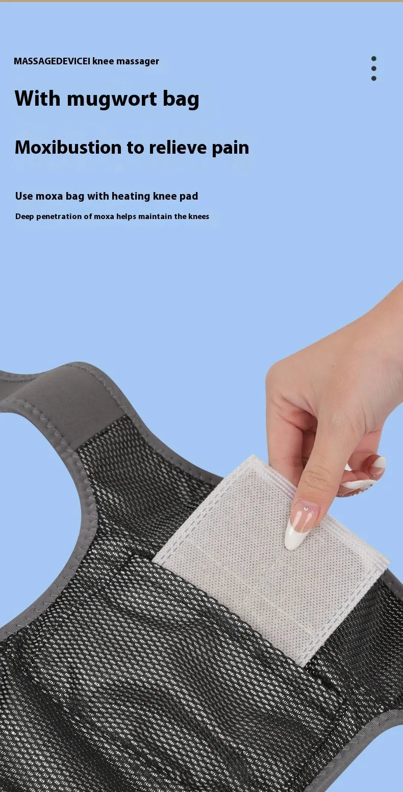 Rechargeable hand massage instrument with heating for wrist ankle knee neck physiotherapy