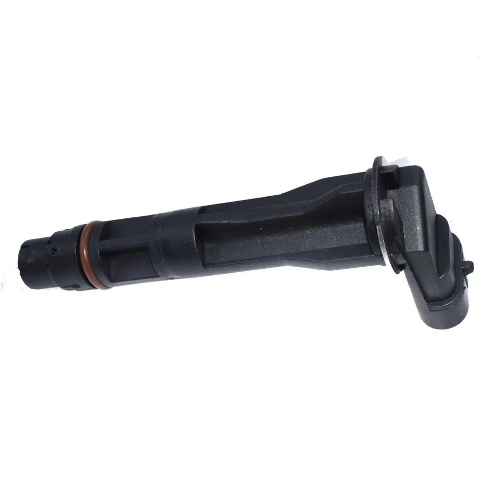 Black universal automotive sensor compatible with General Motors vehicles and multiple part numbers.