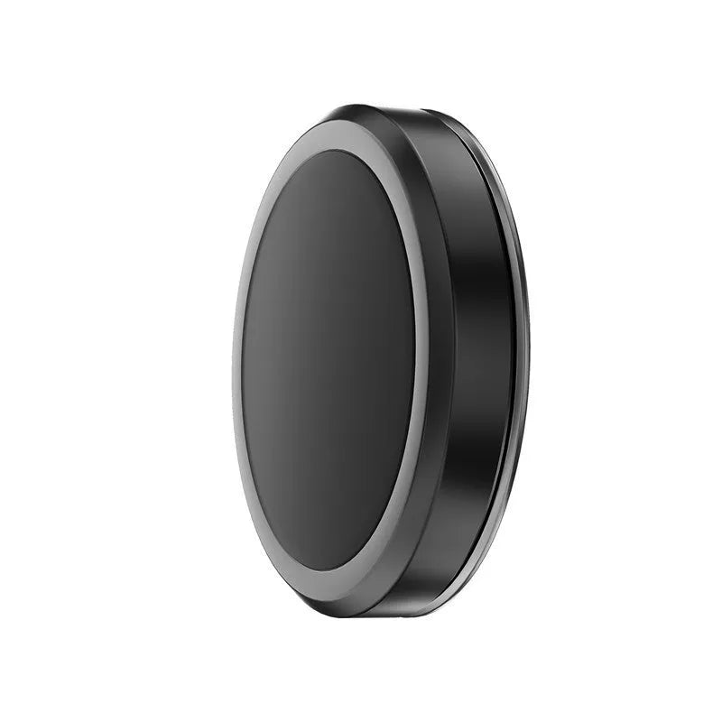 Obsidian black alloy magnetic centripetal force car phone holder with magnetic discs