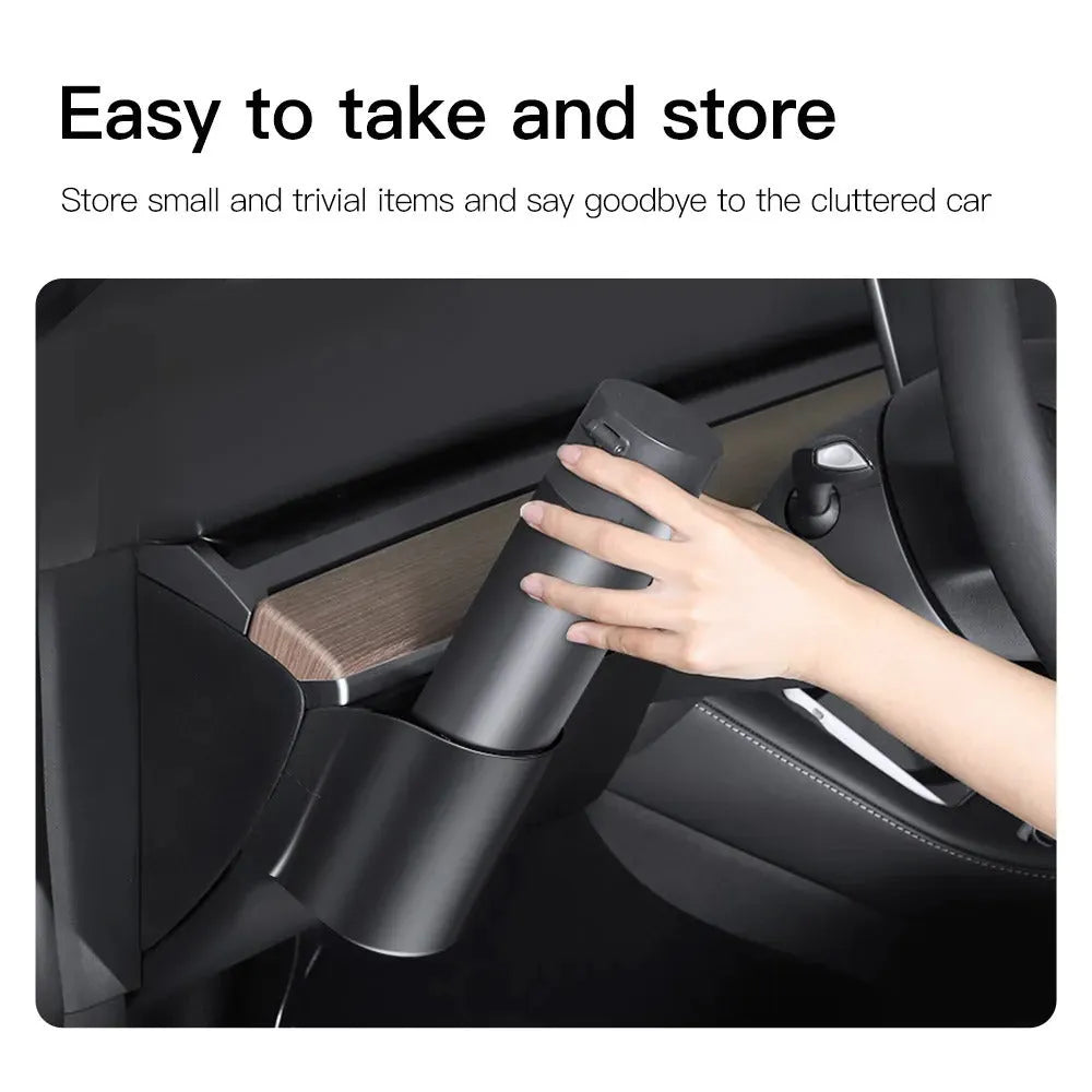 Tesla Model 3 and Model Y dashboard water cup holder with handle
