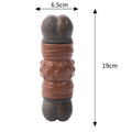 Large branch-shaped indestructible dog chew toy made from food-grade nylon for aggressive chewers