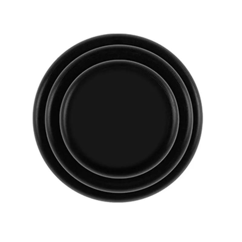 Silicone car door shock protector pads in black and luminous styles, 20mm diameter