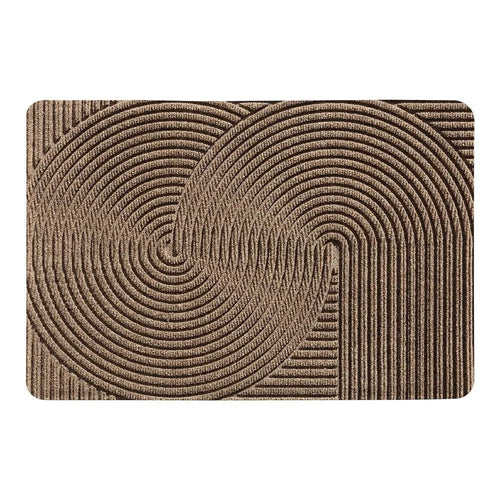 Cartoon anime alien shape diatom oil doormat in green grey khaki or blue colours, 60x90cm dimensions