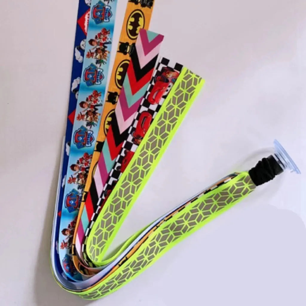 Children's helmet decorative streamer accessory in multiple colour choices for roller skating and biking