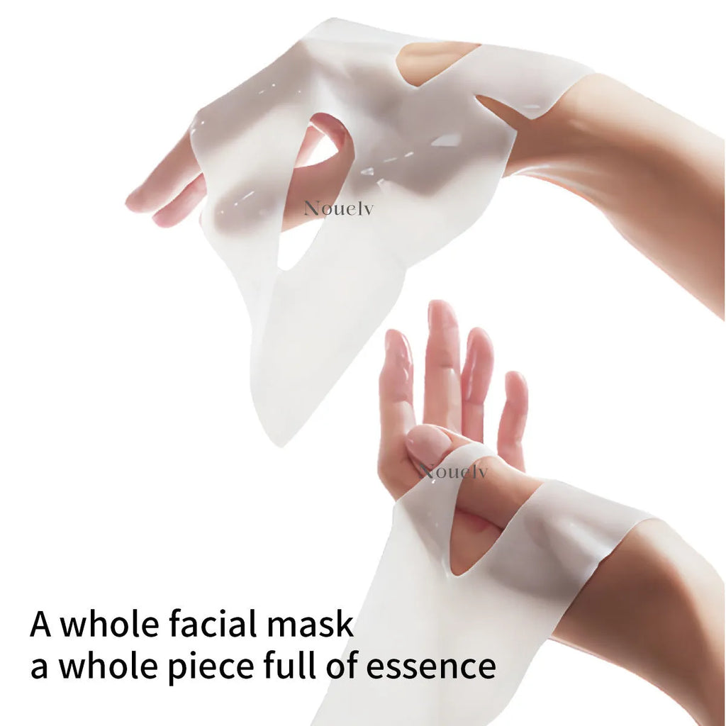 Box of four collagen facial patch masks for moisturising and rejuvenating skin.
