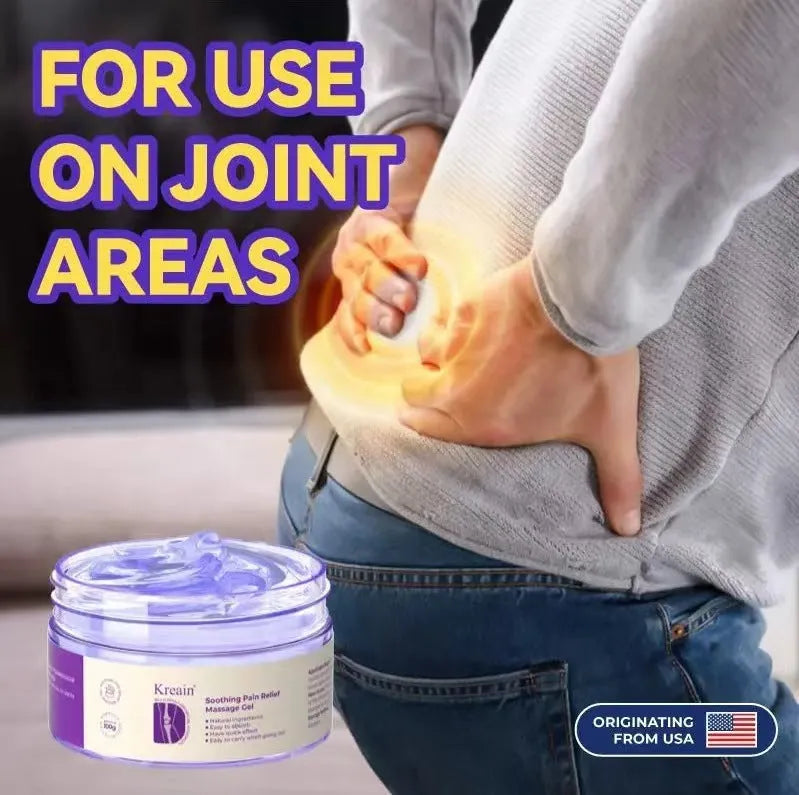 100g tube of unscented joint pain care gel for temporary muscle and joint relief