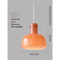Medieval retro glass bud chandelier pendant light with six colour options for dining room or bedroom.