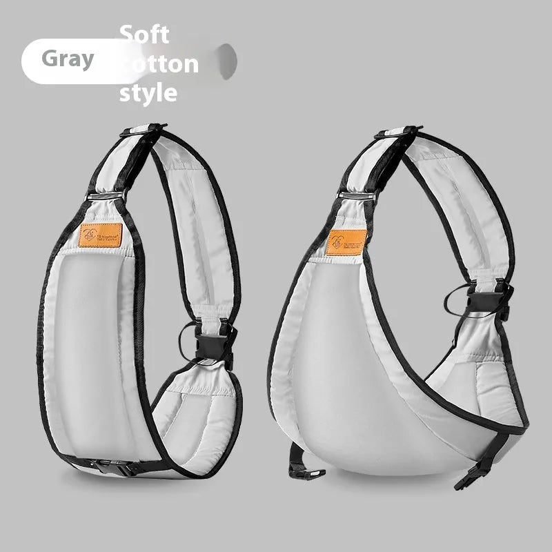 Baby waist stool carrier in cloth material with adjustable free-size design for children up to 25 kg