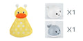 Automatic water spray whale bath toy with colourful LED lights floating in baby bath