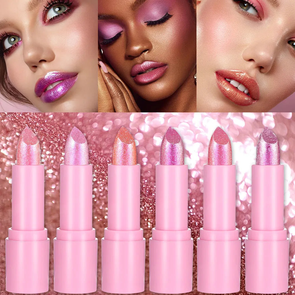 Sweetheart Bow Diamond Lipstick in Starlight Diamond series with six colour options