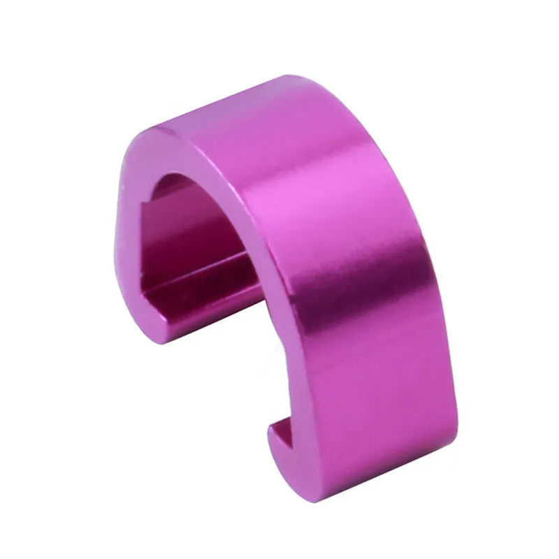 Aluminium alloy C buckle hardware component in eight colour options measuring 10.2×13×5mm