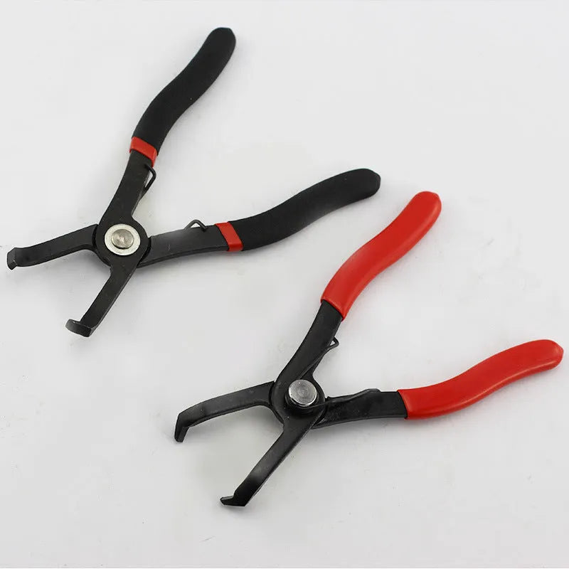 Interior round nail removal pliers with red PVC handles and 0-26mm opening adjustment