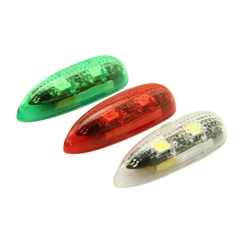 V3 wireless charging navigation lights for model cars and ships in red, green, and white colours