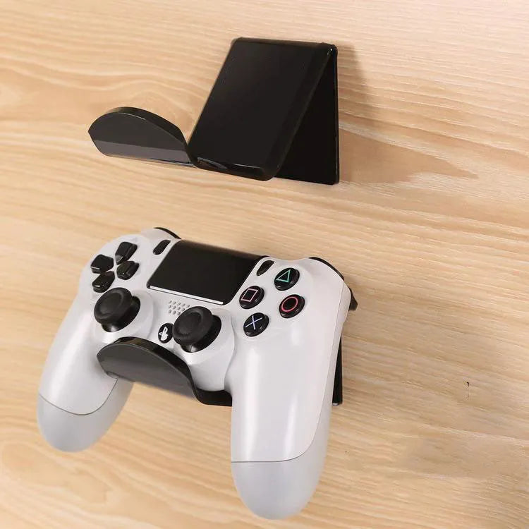 Universal game controller wall bracket in choice of black, white or transparent colour