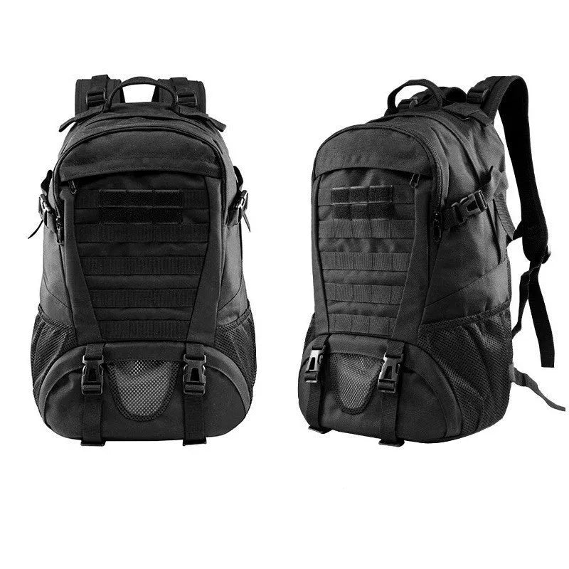 Oxford cloth mountaineering backpack in camouflage pattern with air pillow belt system for outdoor sports
