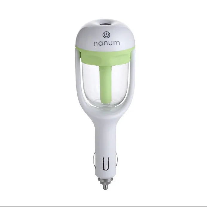 Portable car humidifier air purifier with essential oil diffuser in multiple colour options