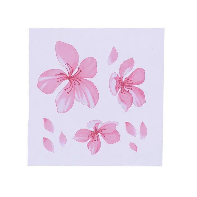 Personalized creative cherry blossom flower car sticker decal in PVC material available in two sizes