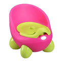Dandan cartoon-designed baby toilet training stool in blue, made of PP plastic.