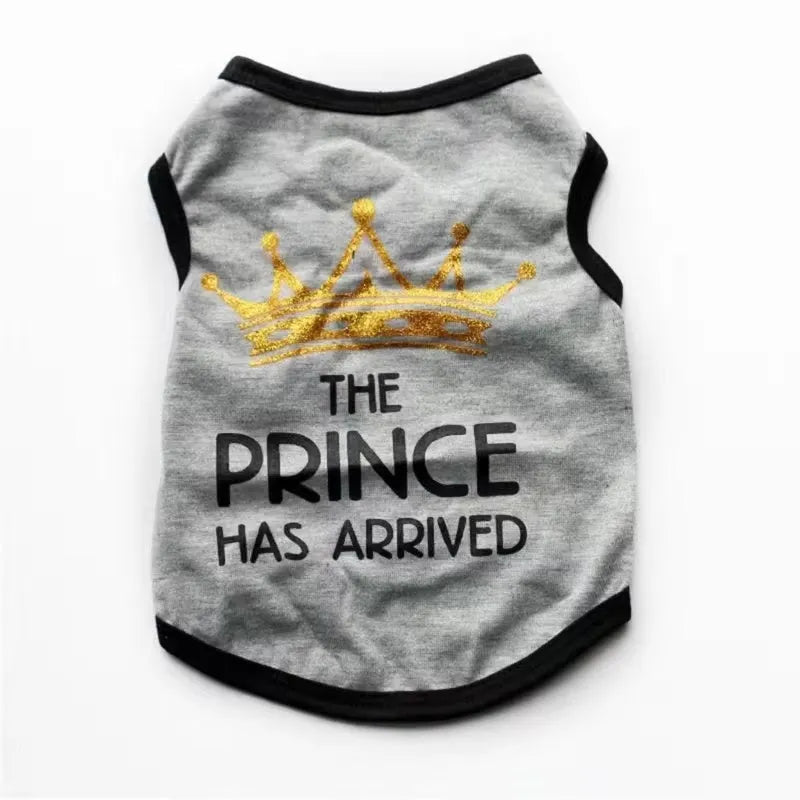 Cotton puppy vest for spring and summer in casual style with breathable design